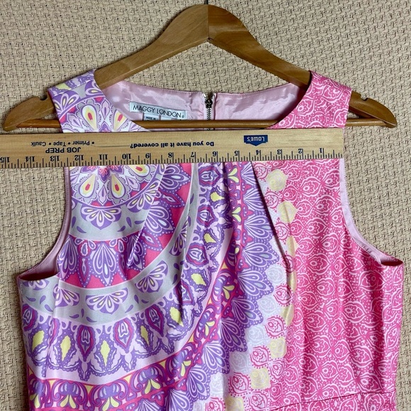 COPY - Maggy London A-Line Sleeveless Dress - Picture 7 of 8